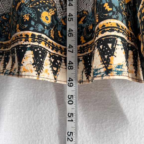 ULLA JOHNSON Amira Midi Dress Womens 6 White Green Portofino Printed Cotton - Picture 16 of 16